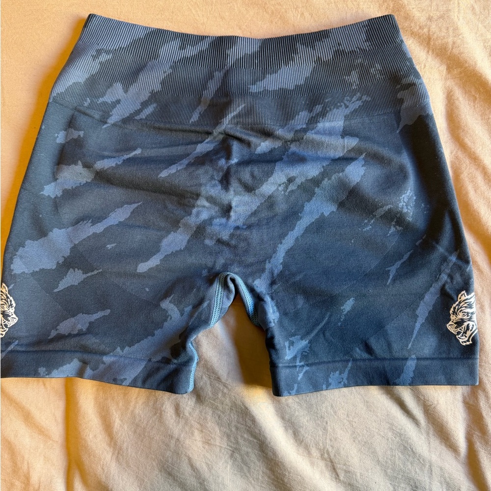 Darc Sport Blue Camouflage Bike Shorts